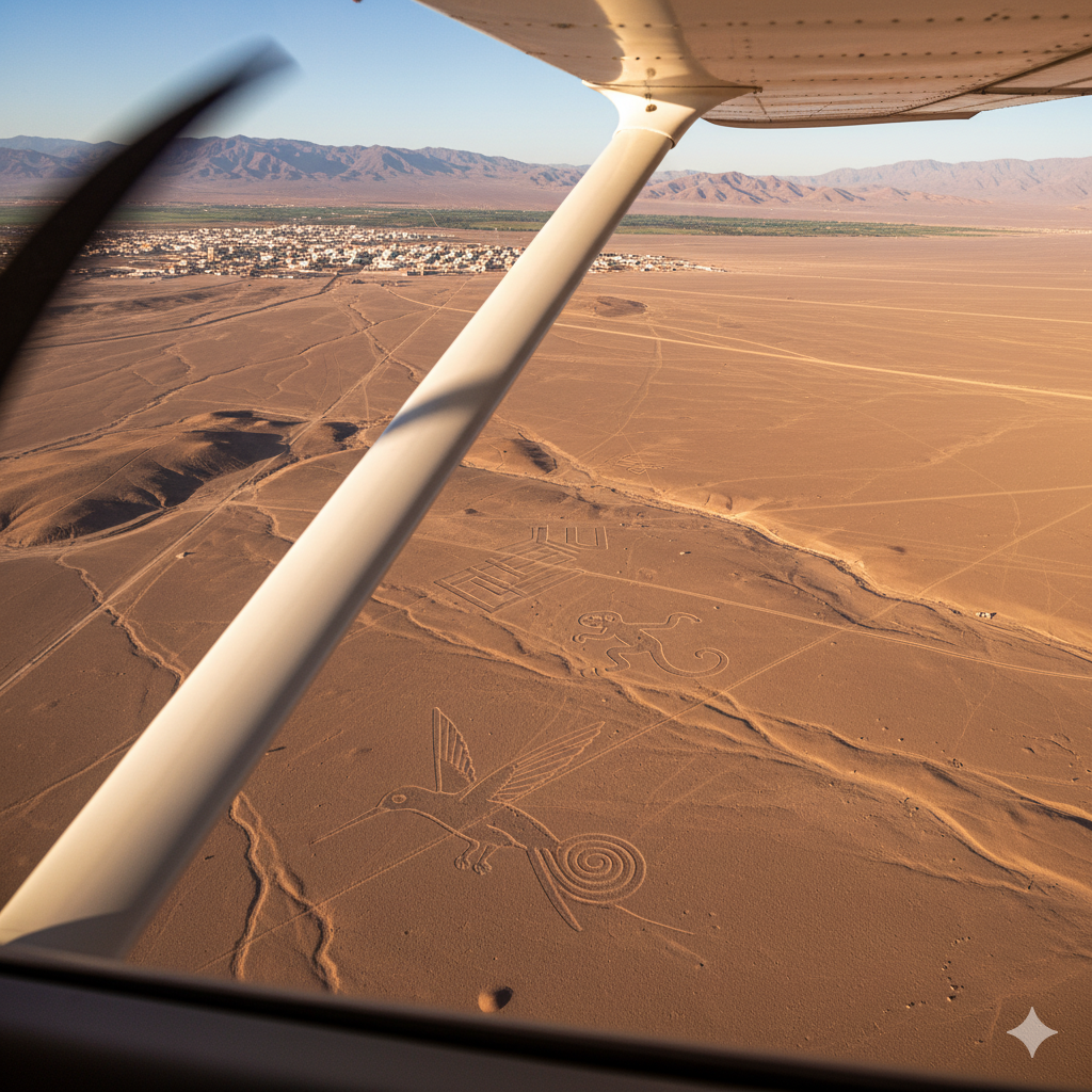 Líneas de Nasca – Sobrevuelo desde Nasca