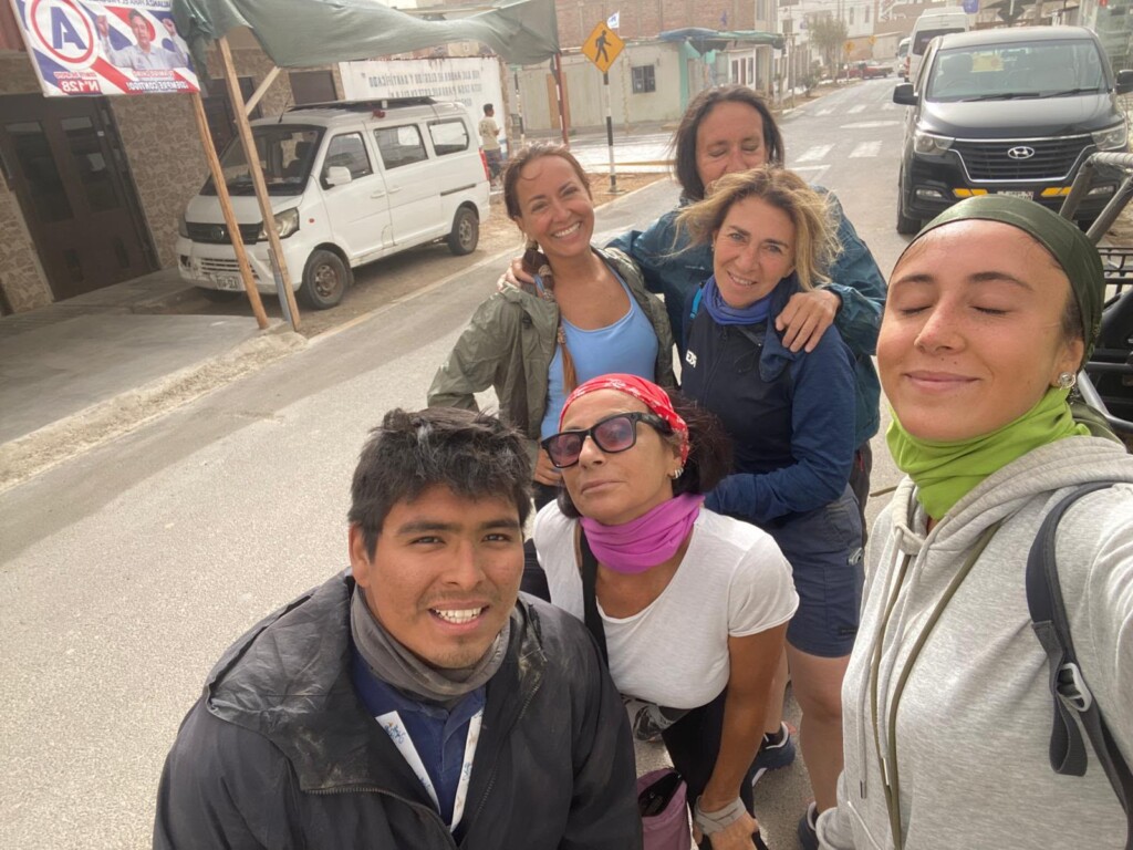 Nuestro Guía con turistas